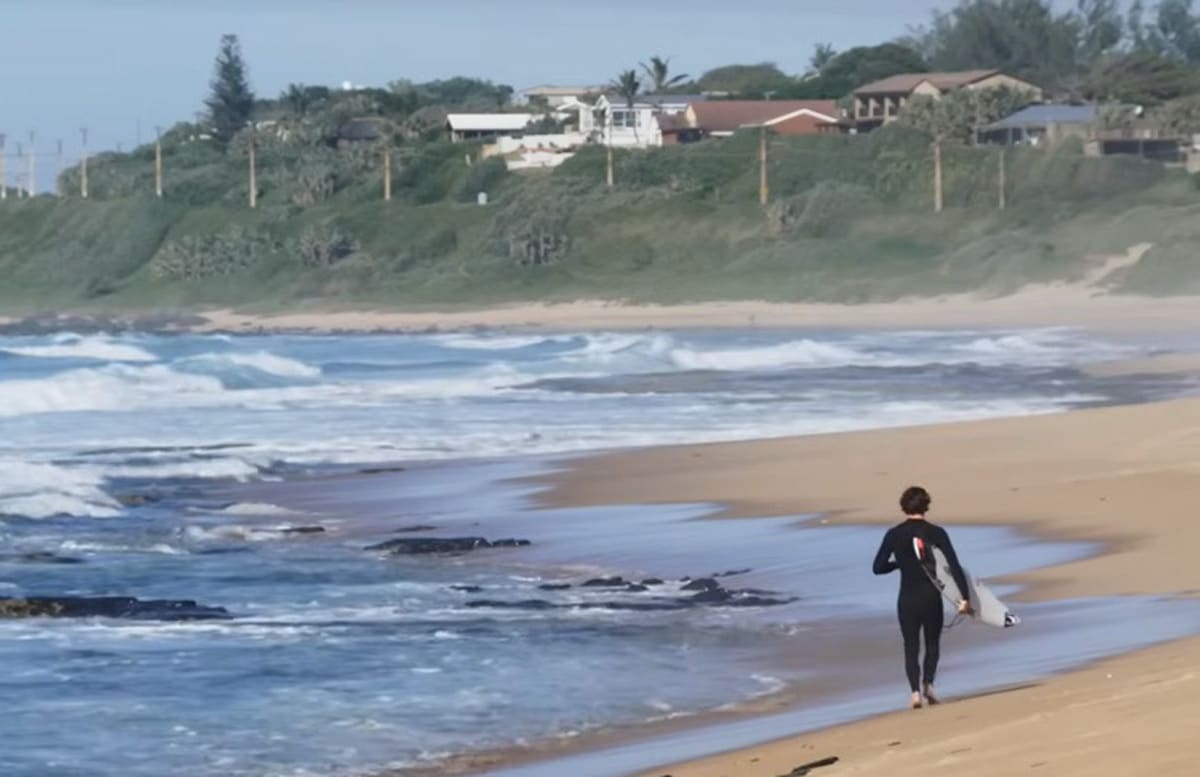 Jordy Smith on a Blaze