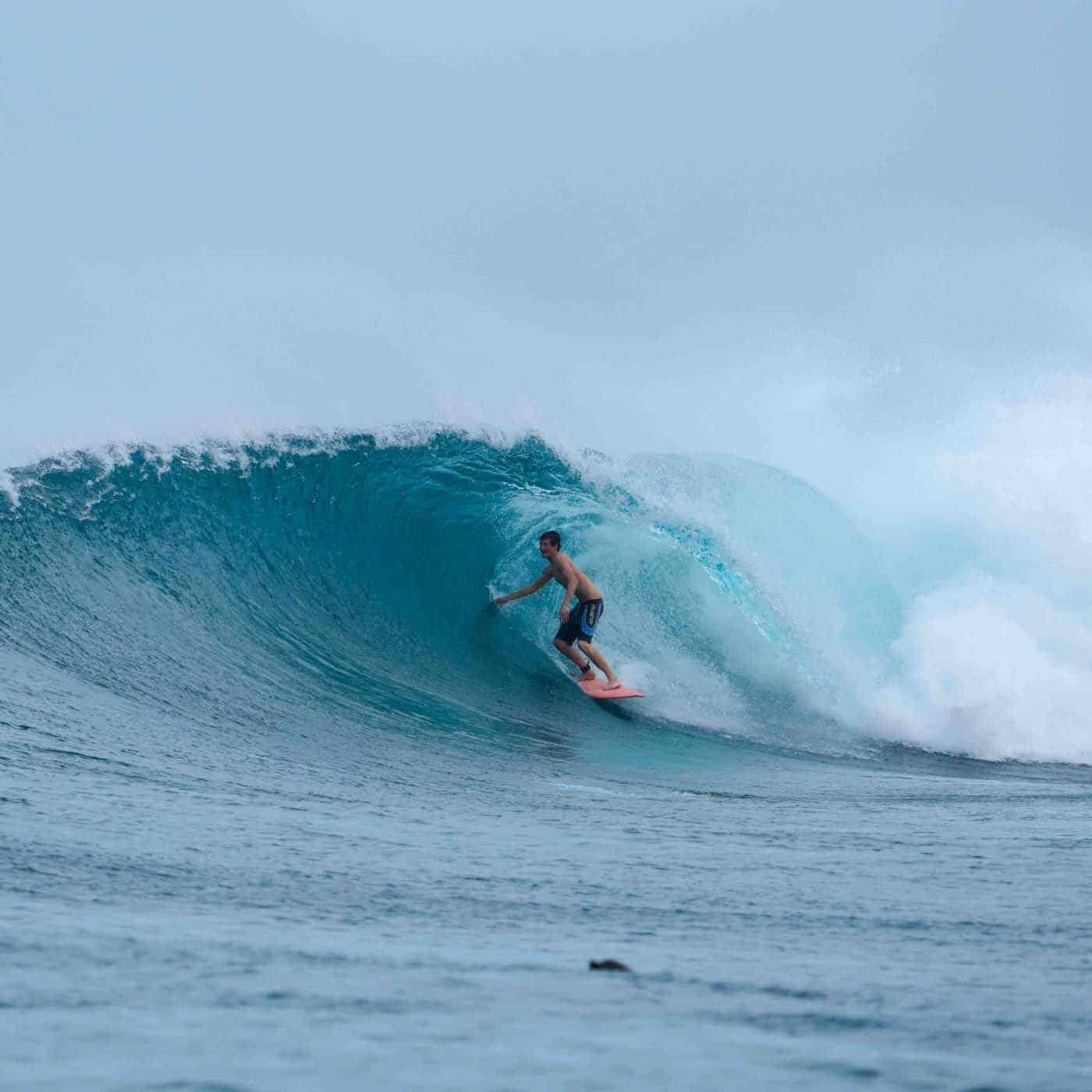 Surfing at Island Hop Maldives
