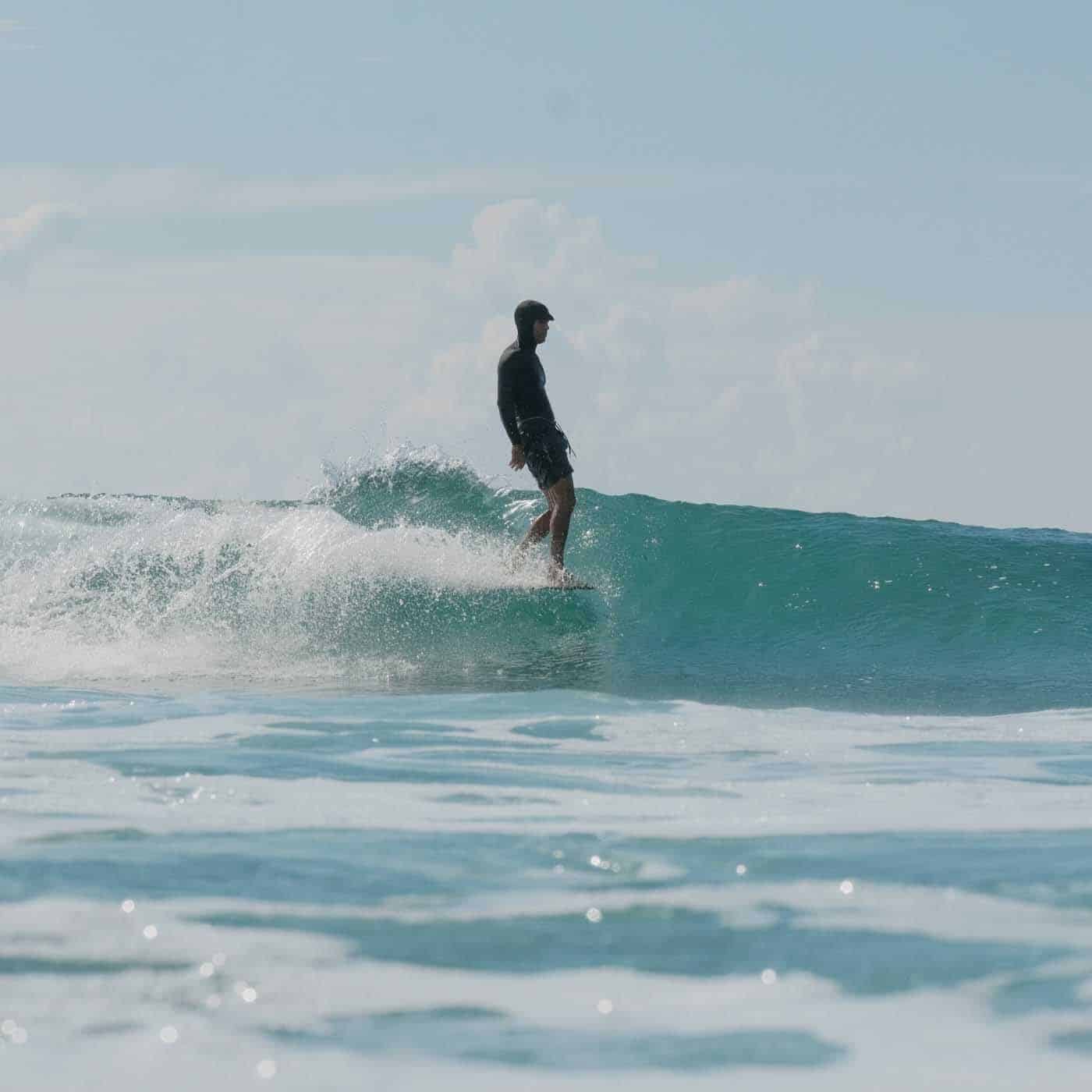 Surfing at Xanadu Surf & Yoga
