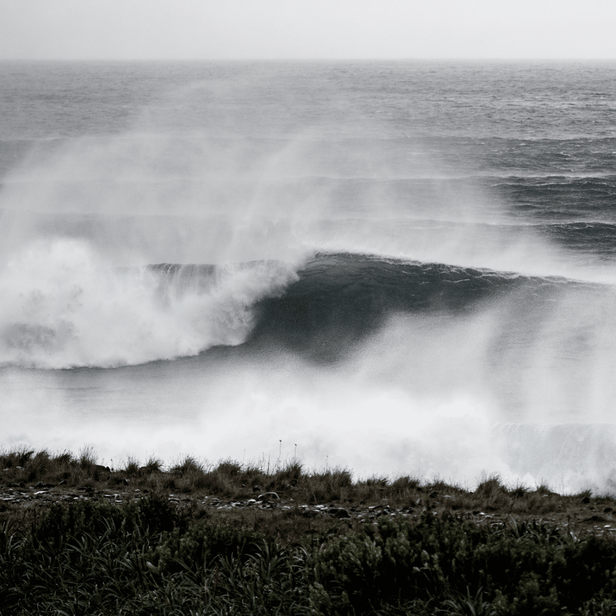 The waves in The Azores