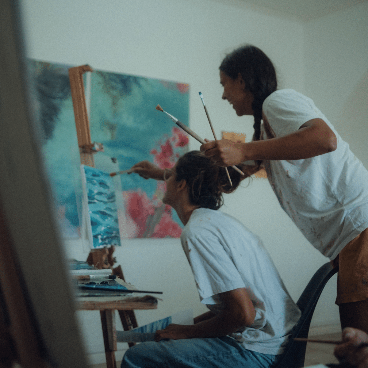 The art at Mainty Studio’s Art × Surf Retreat - The Azores
