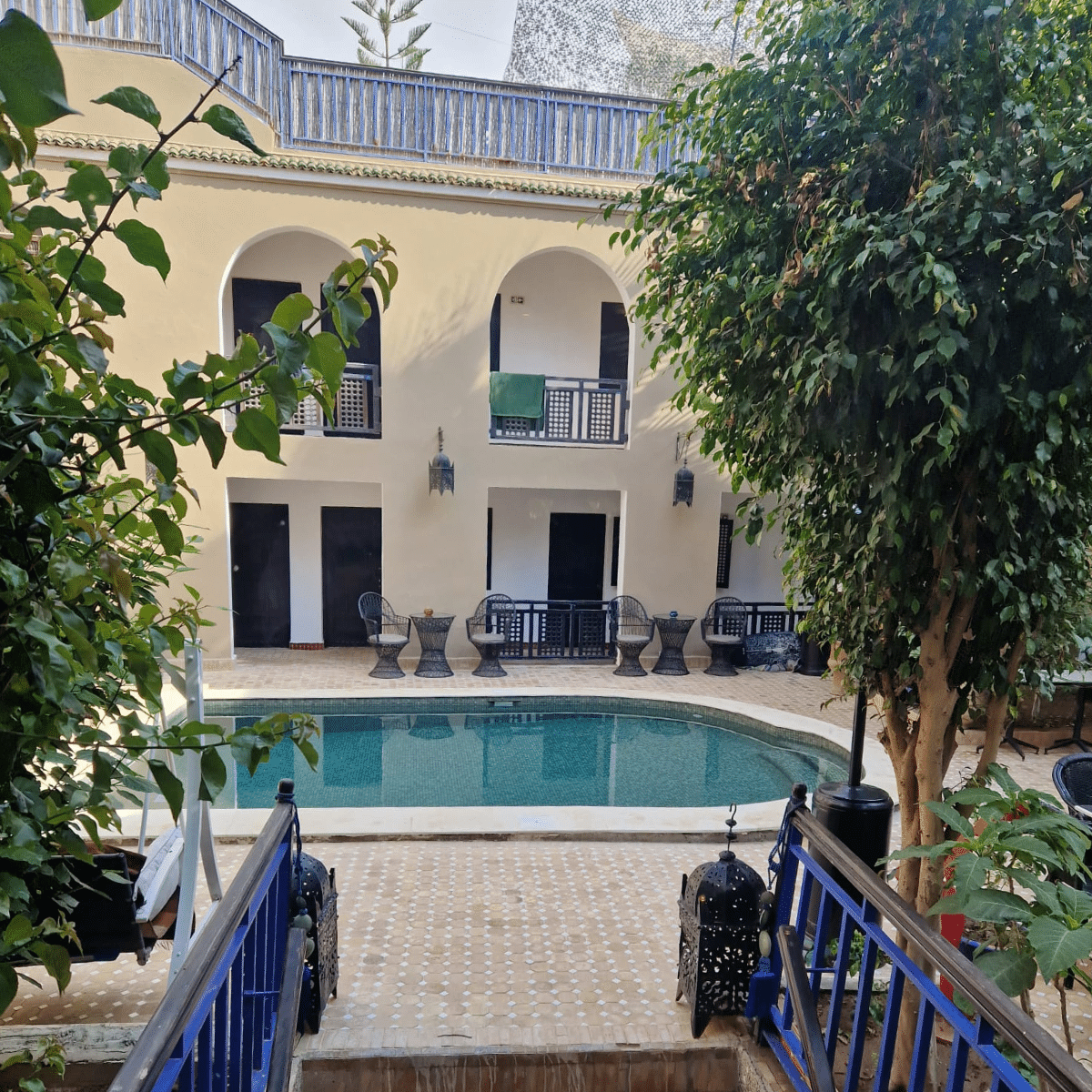 The pool at Mint Surf - Morocco