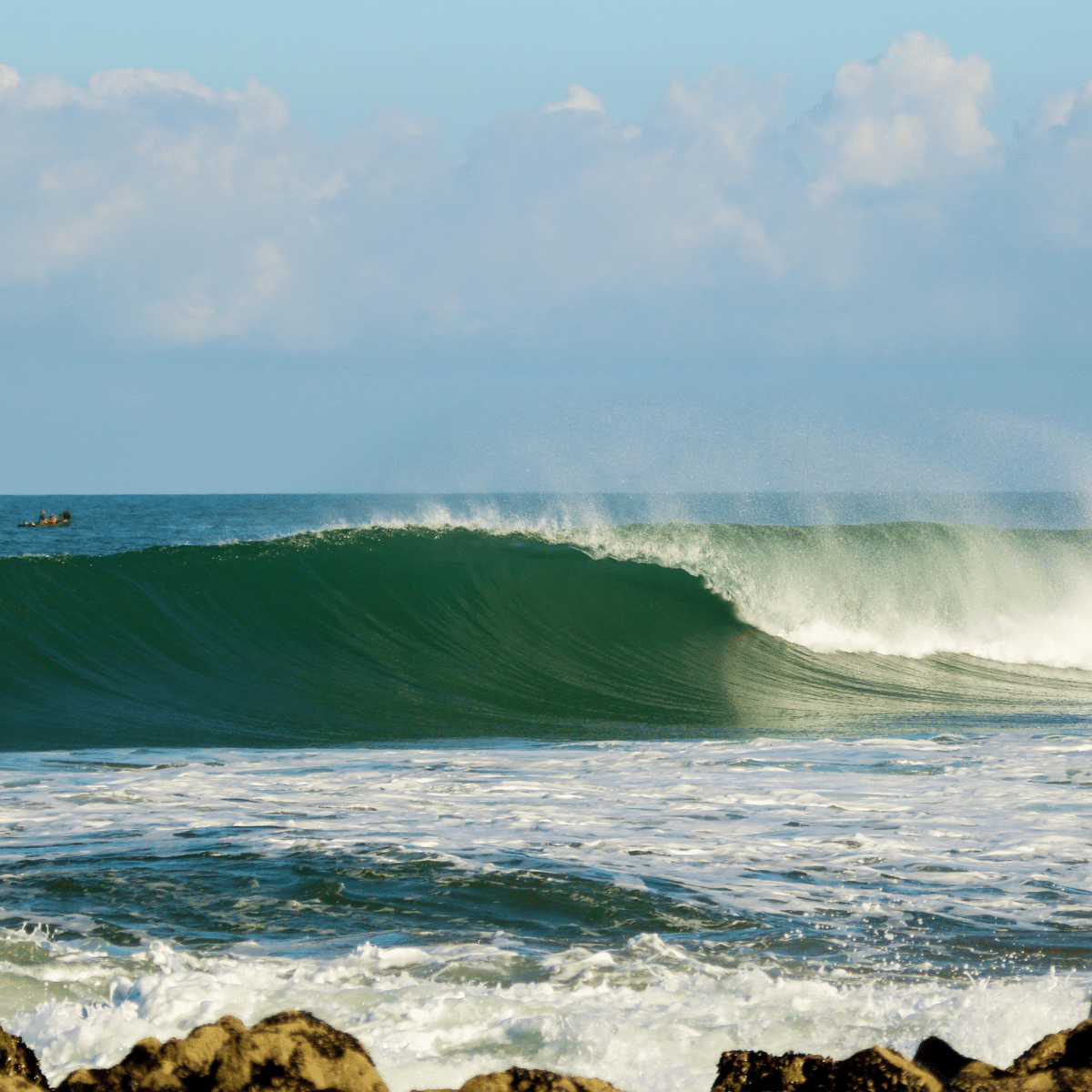 The surf at Paradis Plage